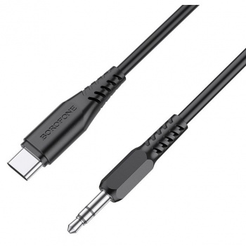 Кабель Borofone BL8 Type-C на 3.5мм 1м чёрный