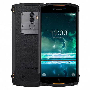 Смартфон Doogee S55 Черный/оранжевый