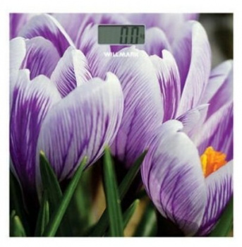 Весы напольные WILLMARK WBS 1811D Крокусы