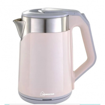 Чайник электрический HOMESTAR HS-1019 стальной розовый