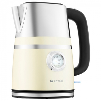 Чайник электрический Kitfort КТ-670-3 бежевый