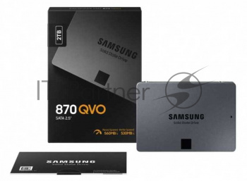 Накопитель SSD Samsung 870 QVO, 2TB, SATA III, 2.5", R/W 530/560