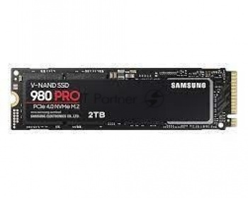 Накопитель SSD Samsung 980 PRO, 2TB, PCIe 4.0 x4, M.2 2280, NVMe, R/W 7000/5000