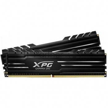 Оперативная память XPG Gammix D10, DDR4, 16GB (2x8GB), 3600MHz, CL18, DIMM, с радиаторами, черный