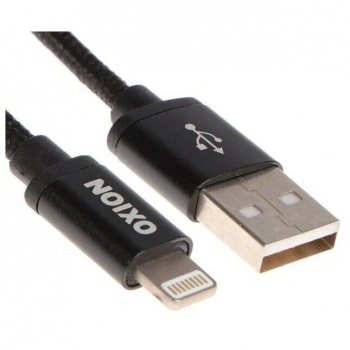 Кабель Oxion OX-DCC255BK USB-Lightning 1,3м черный