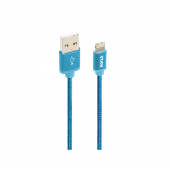Кабель Oxion OX-DCC255BL USB-Lightning 1,3м синий