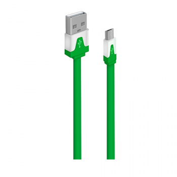 Кабель Oxion OX-DCC328GR USB-MicroUSB 1м зеленый