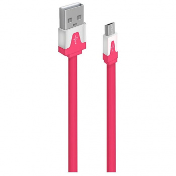 Кабель Oxion OX-DCC328РК USB-MicroUSB розовый