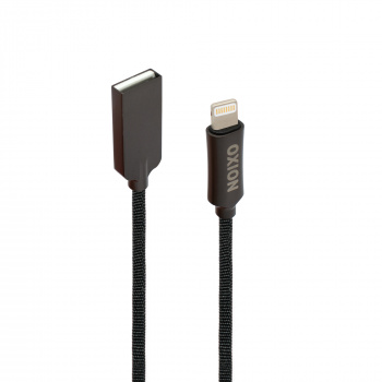 Кабель Oxion OX-SC034ABK USB-8 PIN Lightning 1м черный