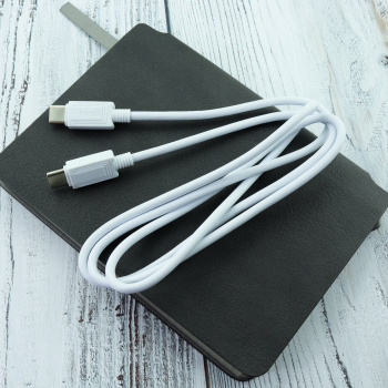 Кабель Hoco X73 Type-C to Type-C 60W 1м белый