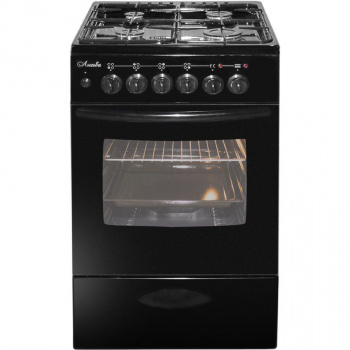 Плита Отдельностоящая Лысьва ЭГ 404 МС-2у черный (без крышки) реш.чугун