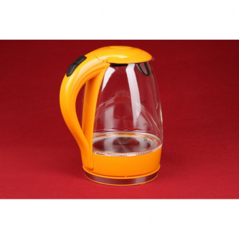 Чайник электрический ATLANTA ATH-2461 оранжевый стекло