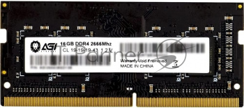 Оперативная память AGI 16GB (1x16GB), DDR4, 2666MHz, CL19, SO-DIMM