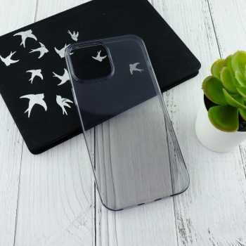 Чехол для смартфона Borofone для iPhone 13 Pro Max (Прозрачный Черный)