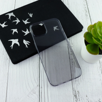 Чехол для смартфона Borofone для iPhone 13 (Прозрачный Черный)