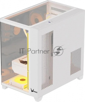 Компьютерный корпус Aerocool / Formula Crystal Z9 белый без БП ATX 7x120mm 2xUSB3.0 audio bott PSU