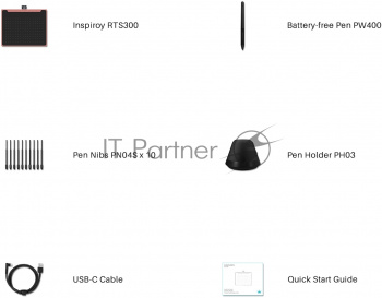 Графический планшет Huion RTS-300 Black
