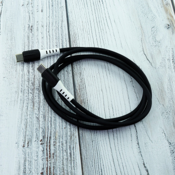 Кабель Hoco X82 Type-C to Type-C 60W silicone 1м чёрный
