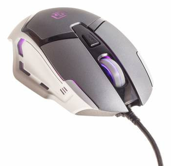 Мышь проводная  Oklick 915G UNIVERSE черный/серебристый