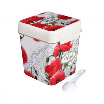 Емкость Маки (чай) 1,2л. с ложкой М4827 Альтернатива