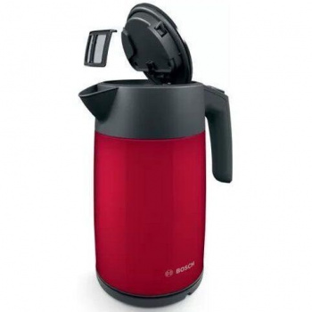 Чайник электрический Bosch TWK7L464 красный/нерж