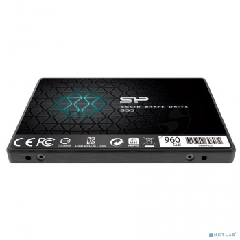 Накопитель SSD SiliconPower Slim S55, 960Gb, SATA, 2.5", R/W 540/480
