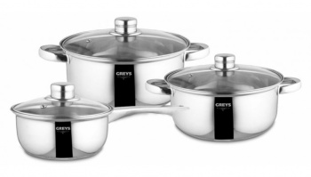 Набор посуды Greys VKS-40-42 Набор кастрюль