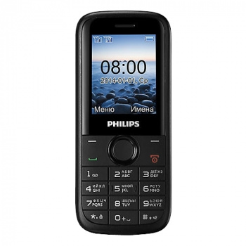 Мобильный телефон Philips E120 Чёрный