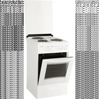 Плита Отдельностоящая Лысьва ЭП 301 MC стеклянная крышка белый