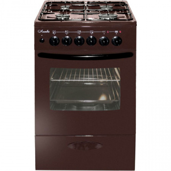 Плита Отдельностоящая Лысьва ЭГ 404 МС-2у коричневый (без крышки)