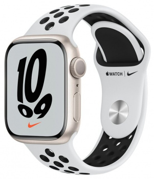 Смарт часы Apple Watch Series 7 45mm Aluminium with Nike Sport Band