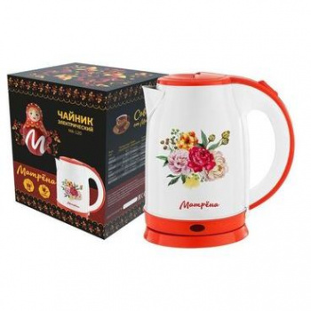 Чайник электрический МАТРЁНА MA-120 цветы (007387)