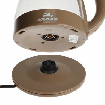 Чайник электрический ДОБРЫНЯ DO-1254B бежевый