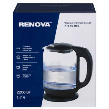 Чайник электрический Renova KT17G-05B