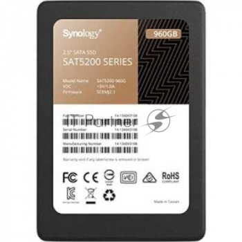 Накопитель SSD Synology SAT5220-960G, 960Gb, SATA III, 2.5", R/W 530/500