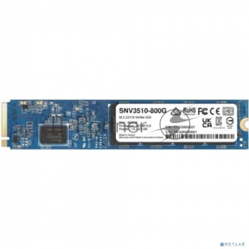 Накопитель SSD Synology SNV3510, 800Gb, PCIe 3.0 x4, M.2 22110, NVMe, R/W 3100/1000