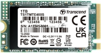 Твердотельный диск 1TB Transcend MTE400S, 3D TLC NAND, M.2 2242 ,PCI-E 4x [ R/W - 2000/1700 MB/s]