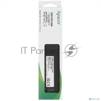 Оперативная память Apacer, DDR4, 32GB (1x32GB), 2666MHz, CL19, DIMM