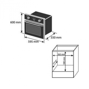 Духовой шкаф Evelux EO 637 PX