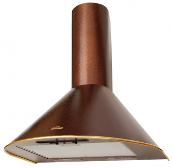 Вытяжка Elikor Эпсилон 60П медный /золотой