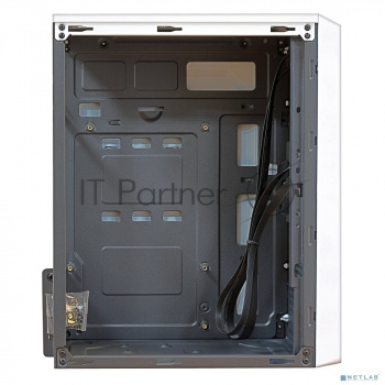 Компьютерный корпус MiniTower Ginzzu B185 White mATX,2xUSB2.0, белый,w/o PSU, w/o fan (Ginzzu B185)