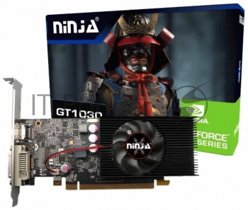 Видеокарта Sinotex Ninja GT1030 PCIE (384SP) 4GB 64BIT GDDR4 DVI HDMI