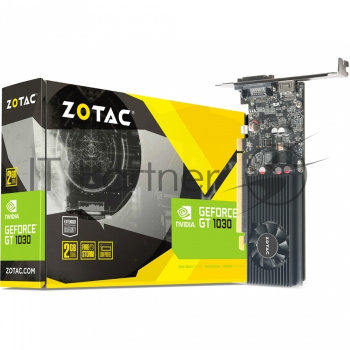 Видеокарта Zotac GT 1030 2GB GDDR5 ,64bit, HDCP, HDMI/DVD-D, ZT-P10300A-10L, RTL {20}