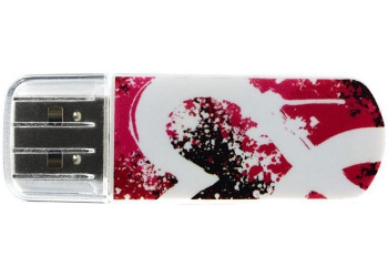 USB накопитель Verbatim 8Gb Store n Go Mini Graffiti  Красный