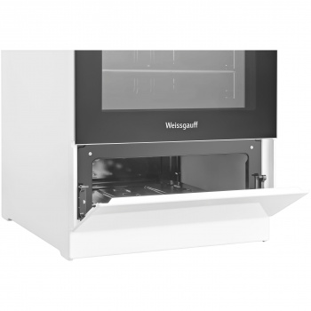 Плита Отдельностоящая Weissgauff WES E2V12 WS белый