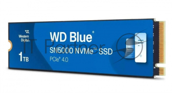 Накопитель SSD Western Digital WD Blue SN5000, 1Tb, PCIe 4.0 x4, M.2 2280, NVMe, R/W 5150/4900
