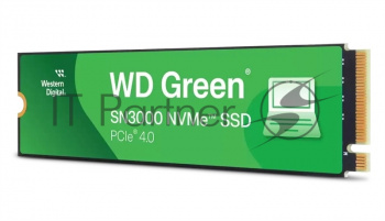 Твердотельный диск Western Digital WD Green SN3000, 1TB M.2 2280, PCI-E 3x4, [R/W - 5000/4200 MB/s]