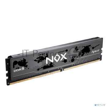 Оперативная память Apacer Nox, DDR5, 16GB (1x16GB), 6200MHz, CL40, UDIMM, с радиатором, черный