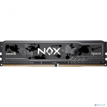 Оперативная память Apacer Nox, DDR5, 32GB (1x 32GB), 6400MHz, CL40, DIMM, с радиатором, черный