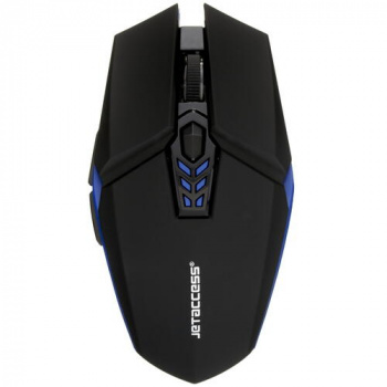 Мышь проводная Jet.A OM-U58G чёрно-синяя